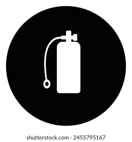 gas cylinder logo vector illustration design