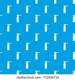 Gas cylinder pattern repeat seamless in blue color for any design. Vector geometric illustration