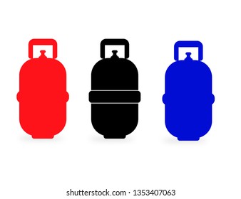 Gas cylinder vector design.