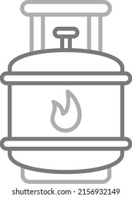 Gas Cylinder vector icon. Can be used for printing, mobile and web applications.