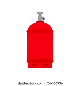 Gas cylinder. vector illustration