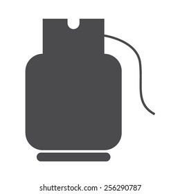 Gas Cylinder vector image to be used in web applications, mobile applications and print media.