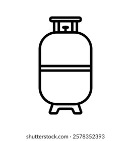 Gas cylinder vector tank. icon design