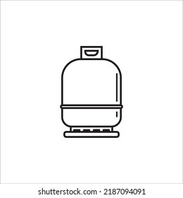 
gas cylinders icon logo vector design