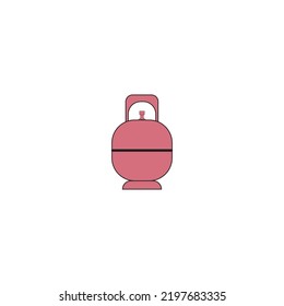 plantilla de diseño de vectores de logotipo de iconos de cilindros de gas