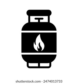 gas cylinders icon. Propane Gas Tank icon color editable