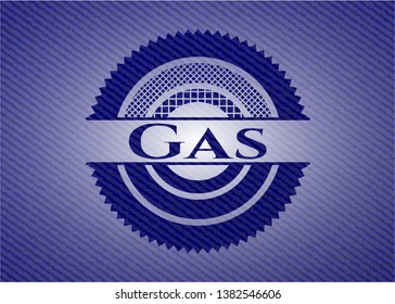 Gas denim background. Vector Illustration. Detailed.