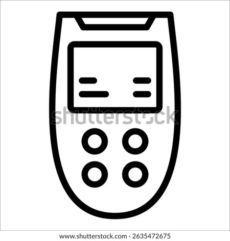 Gas Detector Icon Element For Design
