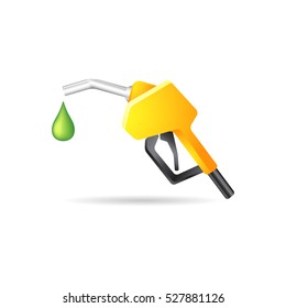 Gas dispenser icon in color. Oil gasoline fuel