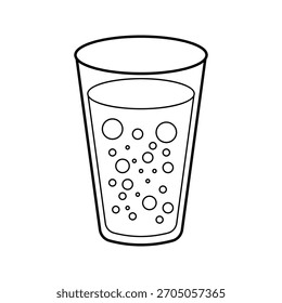  Icono de bebida de gas Icono gráfico Vector