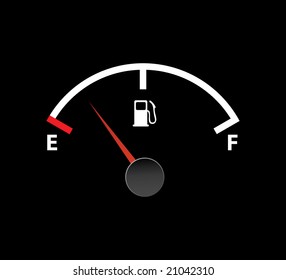 gas empty meter