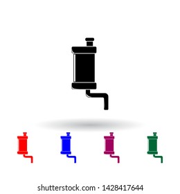gas filter multi color icon. Elements of cars service and repair parts set. Simple icon for websites, web design, mobile app, info graphics