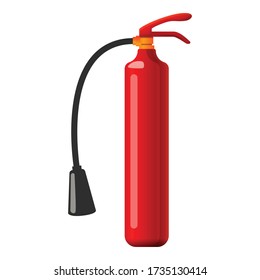 Gas fire extinguisher icon. Cartoon of gas fire extinguisher vector icon for web design isolated on white background