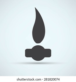 Gas Flame Icon