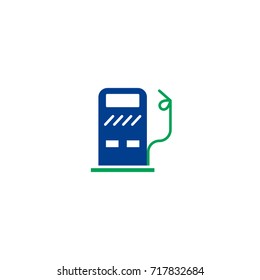Gas flat icon. Single high quality symbol of line dressing vector for web design or mobile app. Color sign of energy for design logo. Single pictogram on white background