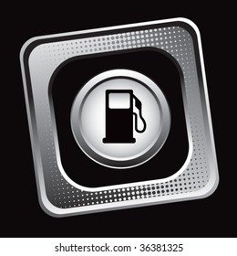 gas or fuel icon on tilted web icon