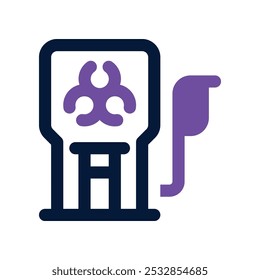 gas fuel icon. vector dual tone icon for your website, mobile, presentation, and logo design.