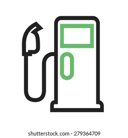Gas, fuel, petrol icon vector image. Can also be used for energy and technology. Suitable for web apps, mobile apps and print media.