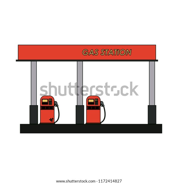 Gas fuel\
station