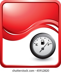 gálibo de gas en el fondo de la ola roja