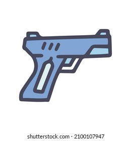 Gaspistole-Farbe, Vektorsymbol