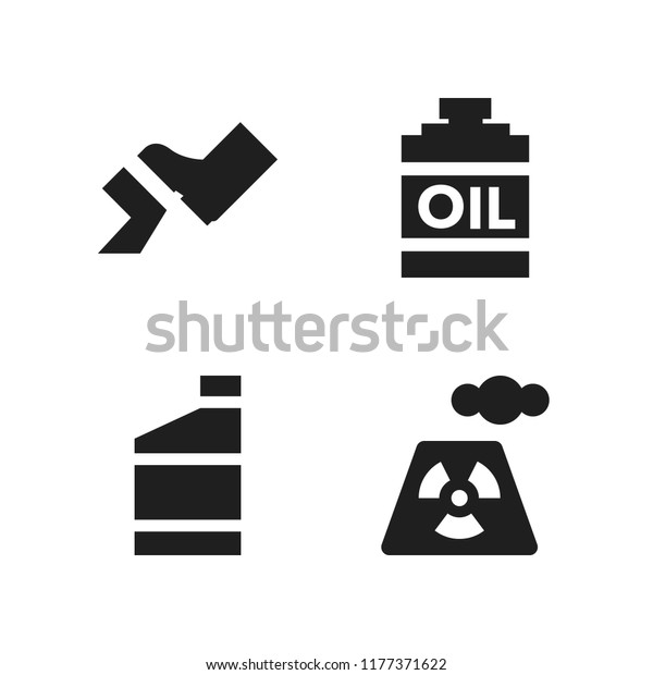 gas icon. 4 gas vector\
icons set. oil, power plant and pedal icons for web and design\
about gas theme