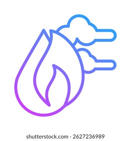 Gas Icon Element For Design