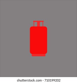 gas icon flat design