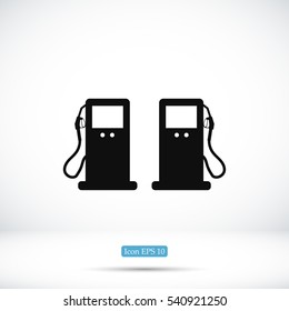 gas icon, vector best flat icon, EPS