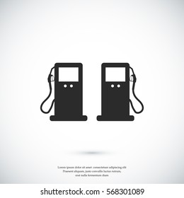 gas icon, vector best flat icon, EPS