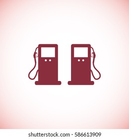 gas icon, vector best flat icon, EPS