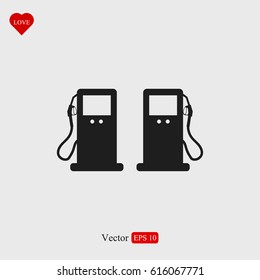 gas icon, vector best flat icon, EPS