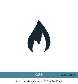 gas icon vector logo element