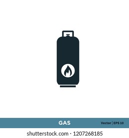 gas icon vector logo element