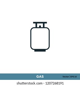 gas icon vector logo element