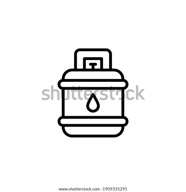 Gas icon in vector.\
Logotype