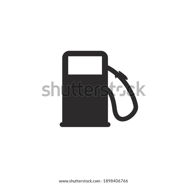 Gas icon vector on a\
white background