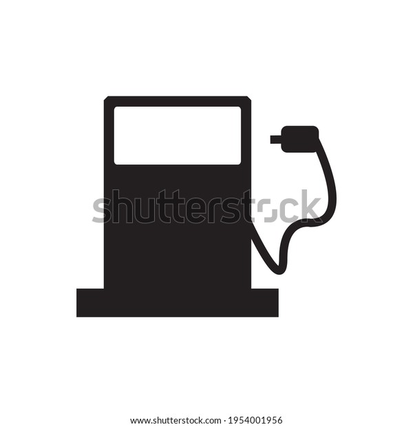 Gas icon vector on a\
white background