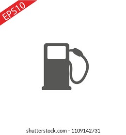 Gas icon, gas icon vector, in trendy flat style isolated on white background. gas icon image, gas icon illustration. eps 10.