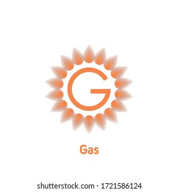 Gas сreative idea logo design