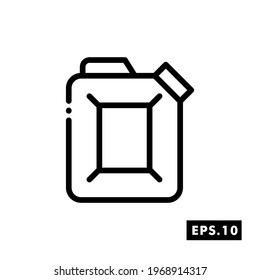 Gas Industry line icon Vector. Gas  Icon or logo isolated sign symbol vector illustration template