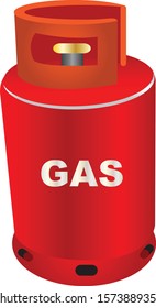 gas isolated on white background. illustration vector