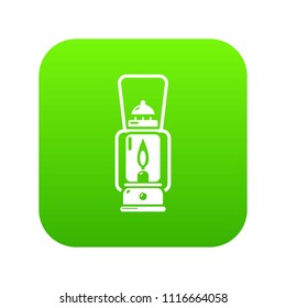 Gas lamp icon. Simple illustration of gas lamp vector icon for web