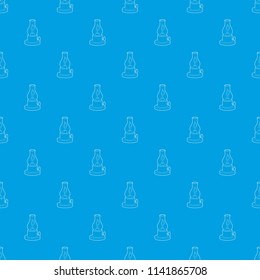 Gas lamp pattern vector seamless blue repeat for any use