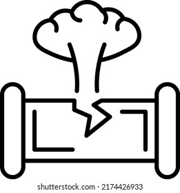 Gas Leak Pixel Perfect Detail Icon