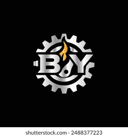 Gas letter logo is energy, liquid, lubricant, diesel, petrol, gasoline,
 fuel, flame, business and company logo.