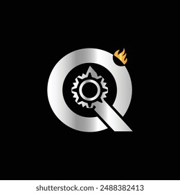 Gas letter logo is energy, liquid, lubricant, diesel, petrol, gasoline,
 fuel, flame, business and company logo.