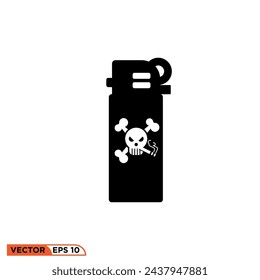 Gas lighter icon design vector graphic of template, sign and symbol