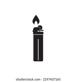 gas lighter icon vector illustration symbol design
