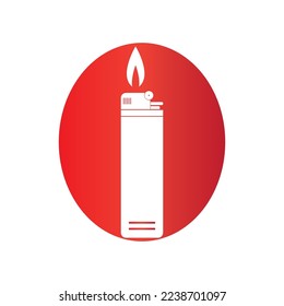 Gas Lighter icon vector illustration design